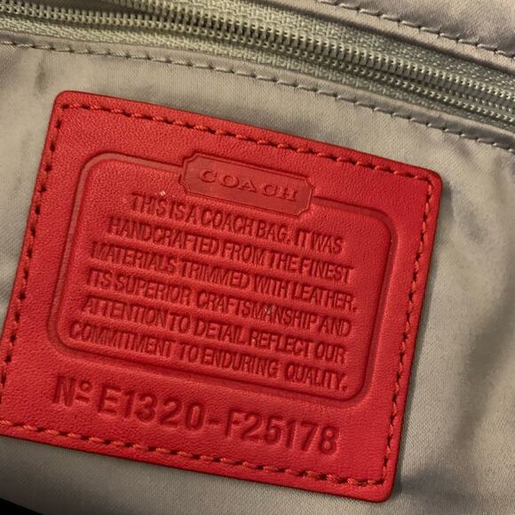 COACH Women's Ocelot Satchel Top Handle Handbag - Picture 9 of 9